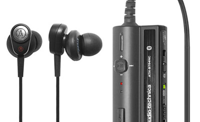 ATH-BT04NC : Casque anti-bruit de Audio-Technica Le dernier casque audio d’Audio-Technica, l’ATH-BT04NC se vante de réduire le bruit de 85% grâce à sa technologie Noise Canceling. Pesant seulement 33 grammes, il se recharge par USB et offre une plage de fréquence de 20Hz – 24,000Hz, une sensibilité de 102dB et des drivers de 11.5mm.
