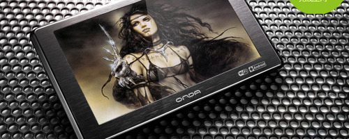 Onda VX580A Après le VX580, le VX580R, le VX580W, le VX580S ou encore le V580+, Onda choisit VX580A pour son nouveau PMP, avec un peu de chance le prochain aura un nom vraiment original.