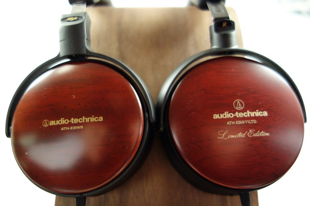 Audio-Technica ATH ESW11 versus ATH ESW9 Commercialisé à 1000 exemplaires seulement et pratiquement introuvable en France l’ATH ESW11 « Limited Edition » d’Audio Technica vient courronner la gamme nomade du Constructeur japonais.