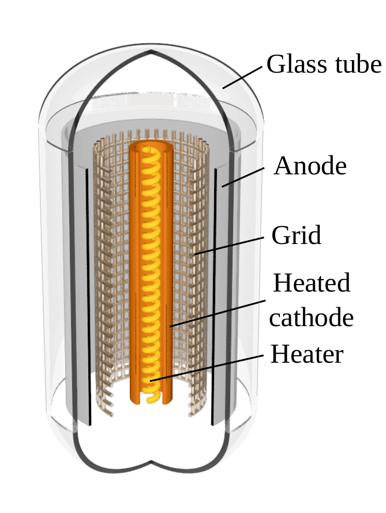 Triode vue en coupe